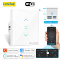 7th Generation Tuya Smart Life Roller Shutter Touch Panel Switch Percentage Remote Control Timer Work  Assistant Alexa. 