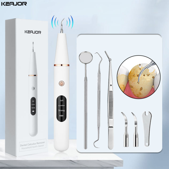Ultrasonic Scaler Dental Calculus Remover Teeth Tartar Eliminator Sonic ...