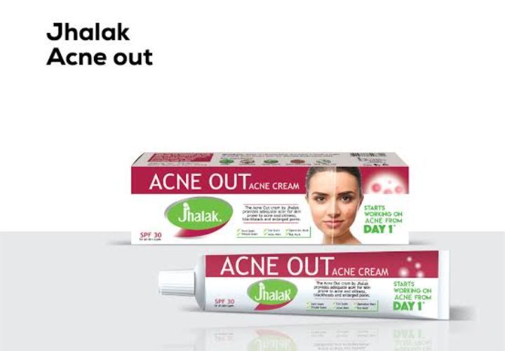 Jhalak Acne out cream tube