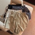 Thin Quick Drying Shorts Women's Summer Loose Casual Wide Leg Pants Elastic Waist Ultra Short Shorts Plus Size Women's Clothing. 