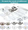 10 PCs kitchen disposable grease filter cotton range hood oil absorbent with tarpaulin. 