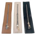 1/2pcs 27cm Long Leather Zipper Useful For Crochet Bag Hardware Soild Zipper Sewing Accessory Useful Handbag PU Leather Zipper. 