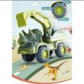 Light sound musical 180° rotating monster excavator toy vehicle , 20 inches. 