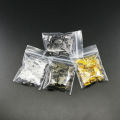 50pcs/lot Cove Clasps Cord End Caps String Ribbon Leather Clip Necklace Bracelet Connector for Jewelry Making Supplies.