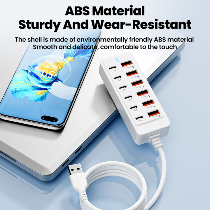 12%20IN1%20Power%20Strip%20Multi%20Port%20USB%20Charger%20Station%20Wall%20Desktop%20Power%20Adapter%20USB%20Type%20C%20Fast%20Charging%20Charger%20For%20iPhone%20%20-%20Image%204