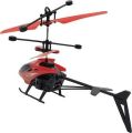 Remote Control Velocity Flying Helicopter With Unbreakable Blades Infrared Sensors & Light, 2D/2.5D Transmitter | Red |, Kid. 