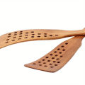 1pc 24-hole Filter Spatula for Stir-frying, Multifunctional Household Wooden Spatula, Pancake Cooking Shovel, Kitchen Gadgets. 