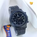 D.LON. 
MEN'S WATCH. 
MATTE FINISHE BLACK COLOUR.
SPORTS DIAL LOOK.
PUSH BUTTON LOCK. 
GOOD QUALITY.. 