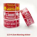 250Pcs Fragile Warning Sticker Roll Handle With Care Keep Shipping Express Label Useful Tag. 