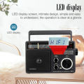 RETEKESS TR618 AM FM SW Portable Radio with Digital MP3 Player Support Micro SD and USB Loud Volume Big Speaker for Home Elder. 