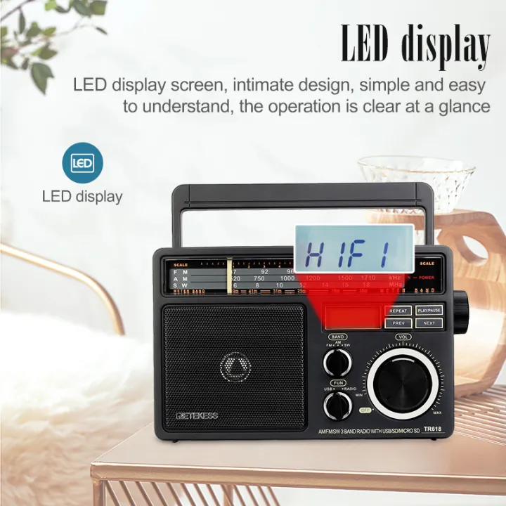 RETEKESS%20TR618%20AM%20FM%20SW%20Portable%20Radio%20with%20Digital%20MP3%20Player%20Support%20Micro%20SD%20and%20USB%20Loud%20Volume%20Big%20Speaker%20for%20Home%20Elder%20-%20Image%204