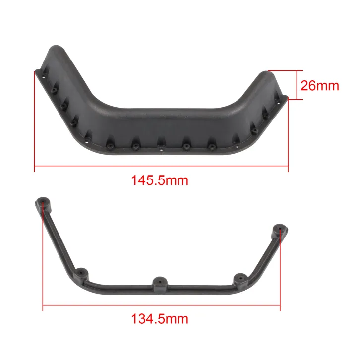 Plastic%20Wide%20Fender%20Flares%20Set%20for%201/10%20RC%20Crawler%20RC4WD%20%20Gelande%20II%20Defender%20D90%20D110%20Body%20-%20Image%202