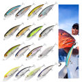 GOBAIT Floating Minnow 14cm 24g Top Water Fishing Lure Weight System HardBait Suspending Wobbler Strong Hook Jerk Bait 0-1.5m.