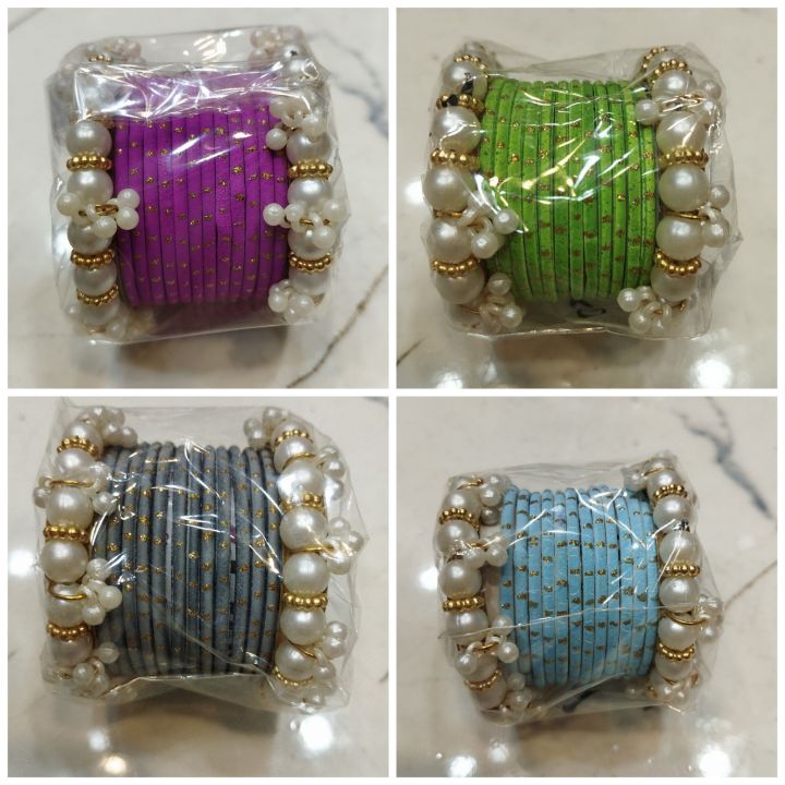 Trendy%20metal%20bangles%20set%20with%20pearl%20bangles%20golden%20dotted%20pearl%20bangles%20set%20bangles%20for%20girls%20in%20all%20sizes%20and%20colors%20gajra%20bangles%20-%20Image%203