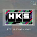 HKS modified car advanced car jdm reflective car stickers door and body stickers scratch and cover the rear glass sticker. 