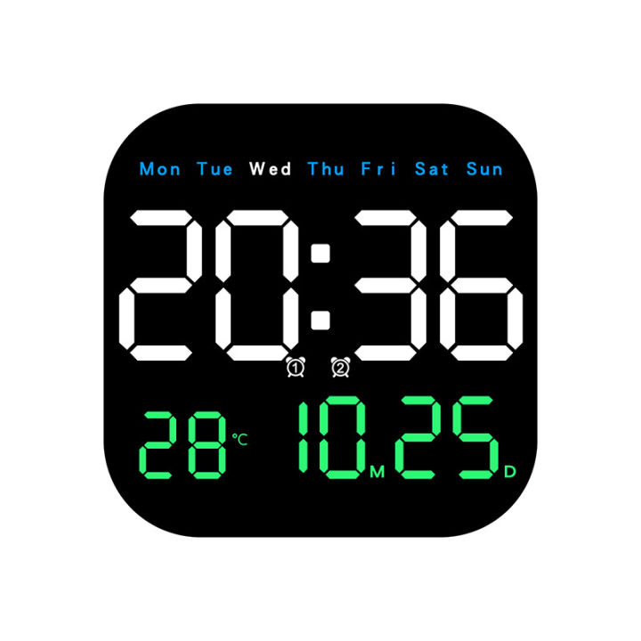 Digital%20Wall%20Clocks%20Temperature%20Date%20Week%20Dispaly%20Electronic%20Table%20Clock%2012/24H%20Wall-mounted%20LED%20Alarm%20Clock%20Remote%20Control%20-%20Image%208