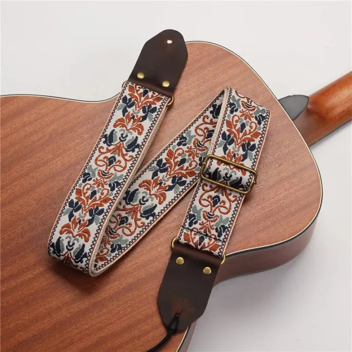 Miwayer%20Embroidered%20Guitar%20Strap%20Soft%20Vintage%20Flowers%20Adjustable%20Creative%20Watch%20Bands%20Cotton%20Belt%20&%20Leather%20Head%20-%20Image%206