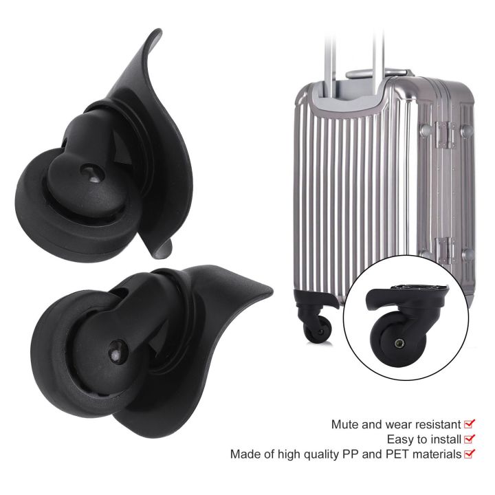 1 Pair A53 Trolley Case Luggage Wheel Travel Suitcase Wheel Replacement Casters Luggage Casters for Travel Bags