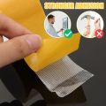 Double-sided Translucent Glass Grid Fiber Mesh Fabric Tape | 1 Inch. 