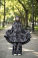 Premium Linen China Girls Khimar & Plazzo Set. 