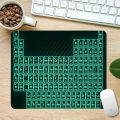 Pc Gamer Periodic Table of Elements Computer Desk Mat Gaming Laptops Mouse Mats Mause Pad Mousepad Glass Cabinet Keyboard Carpet. 