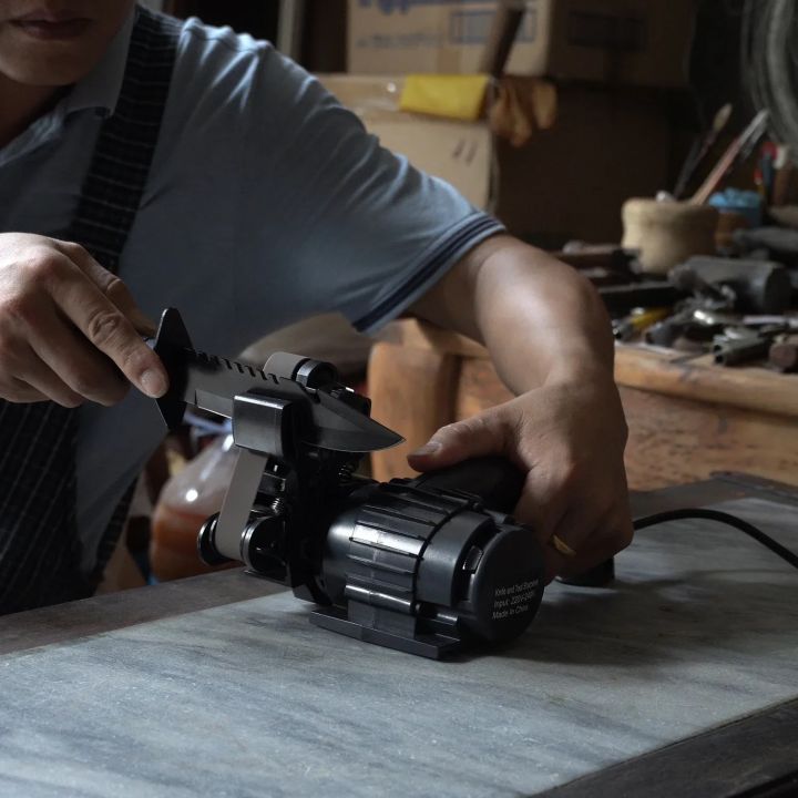 Work en Electric e ener Belt Orbital Sander DIY Polishing Grinder Adjustable Speed Machine Apex Edges Blade System
