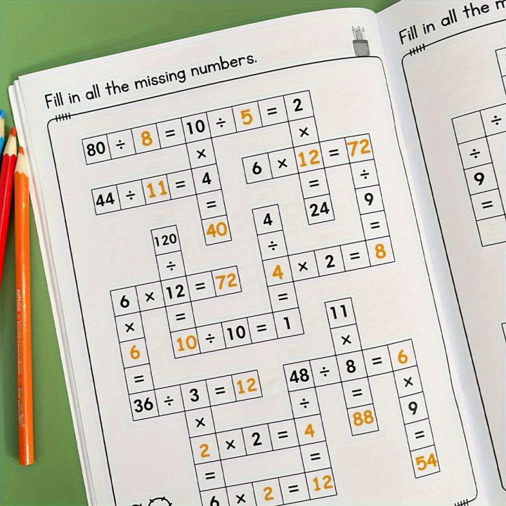 [32-Page Math Workbook] 32-Page Grid-Based Workbook | Daily Math ...