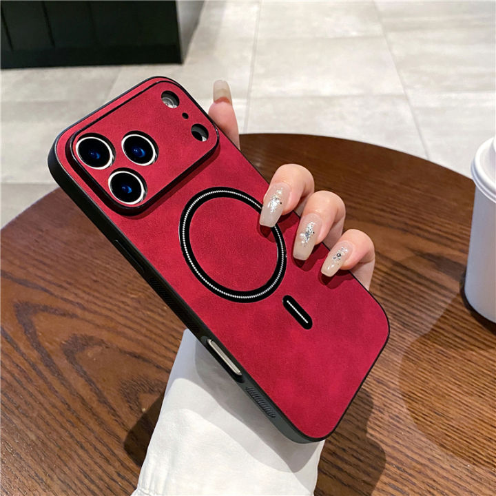 Sheepskin%20Matte%20Magnetic%20Frosted%20Case%20For%20Magsafe%20Google%20Pixel%2010%209%20Pro%20XL%209A%208A%208%20Pro%20Wireless%20Charging%20Shockproof%20Cover%20-%20Image%207