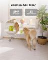 REOLINK E1 Zoom Indoor Security Camera, 2.4/5GHz Dual Band WiFi Camera, 5MP Plug-in Pet Camera, 360 Degree Baby/Dog Monitor with 3X Optical Zoom, Auto Tracking, Person/Pet Detection, Local Storage. 