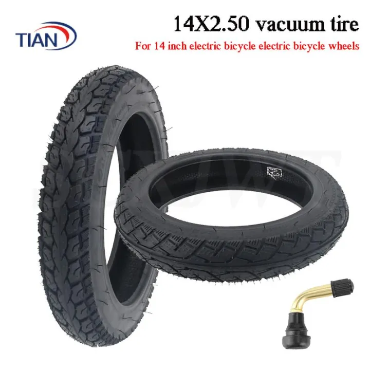 14x2 Nil 14x2.50 Tubeless Tires Pneumatic Wheel Tire For 14 inch Electric ...