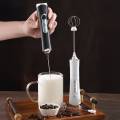 Electric Milk Frother Foamer + Egg Beater Wireless Type-C Charging 3 Speeds Mini Handheld Foam Maker Coffee Whisk Cooking Tools.