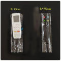 30-150pcs transparent shrink film bag anti-dust protective case cover for TV air conditioner remote control shrink plastic. 