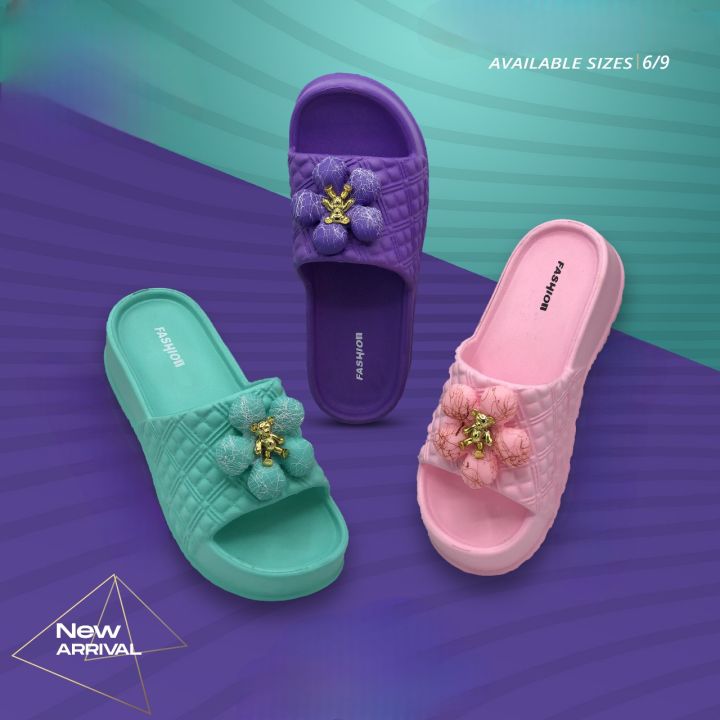 Purple Home Use Chappal Chawla Soft Soul Medicated Slippers For