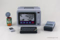 Sinclair ZX Spectrum classic PC model paper doll papercraft (for DIY cutting). 
