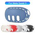 Silicone Protective Cover for Meta Quest 3 VR Headset Anti-scratch Protection Case Glasses Skin for Meta Quest 3 Accessories. 