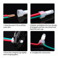 CE1 CE2 CE5  Closed End Crimp Caps End Wire Connector Nylon Crimp Caps Cable Terminals 22-16 16-14 12-10 AWG. 