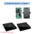 CENFAYA Tuya WiFi RF Smart Switch DC 9-80V Mini Relay Receiver Module 433mhz Touch Wall Panel Remote Control for Alexa. 