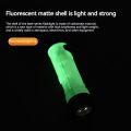 Mini Transparent Keychain Flashlight LED Rechargeable Torch UV Light Portable Camping Hiking Lantern Pocket Key Lamp Magnetic. 