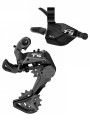 LTWOO T5 1x9 Speed Two Way Release Shifter + Stabilize Damping Rear Derailleur Cage length 82mm, 9s. 
