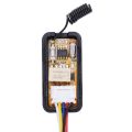 DC 3.5V 5V 9V 12V Mini Relay Wireless Remote Control Switch For LED Lamp 433Mhz Micro Receiver With Box and White Transmitter. 
