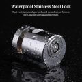 Anti Theft Motorbike Security Wheel Disk Lock Bicycle Disc Brake Lock  Zinc Alloy Steel Disk Lock for Motor Scooter Bike. 