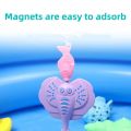 Inflatable fish pond children's magnetic fishing toy pool kindergarten puzzle parent-child game multiplayer collaboration.