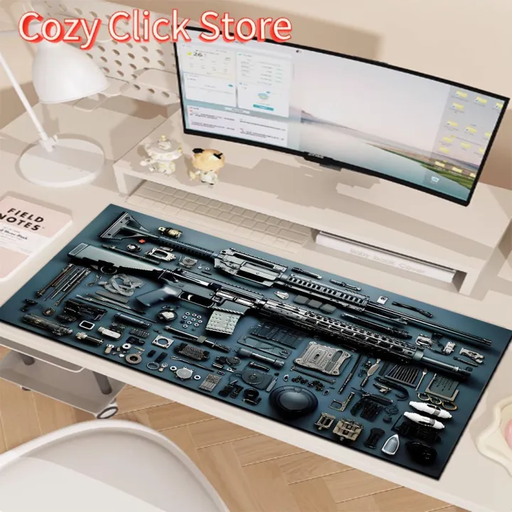 1pc%20Gunpicture%20Large%20Mouse%20Pad%20computer%20mat%20Desk%20Mat%20keyboard%20mat%20Office%20Gaming%20Table%20Mat%20-%20Image%206