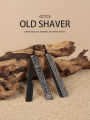 Men's Stainless Steel Straight Manual Razor Retro Men's Beard Trimmer Folding Safety Hair Barber Cutting Shaving Tools.
