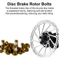 CNC Disc Brake Rotor Bolts，T25 Steel Bicycle Bolts Kit for MTB/Road Bike, 12Pcs. 