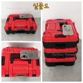 Stackable Toolbox Portable Hardware Storage Box Red Heavy Duty Tools Case Electric Drill Tool Box Garage Tool Organizer. 