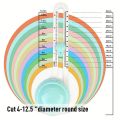 1pc Circular Paper Cutter Scrapbook Cards Circle Shape Cutter DIY Round Cutting Knife 360 Rotary Circle Cutter. 