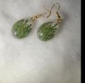 resin earrings. 