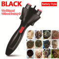 360 Degree Rotating Automatic Hair Braider Machine Two Strand Twist Braid Maker Electric Hair Styling Tool for Women Girls. 