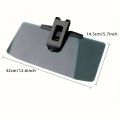 Anti - Glare Polarized Car Sun Visor Extender: Acrylic, blocks stray light/UV, reduces snow blindness, easy - install for all ve.